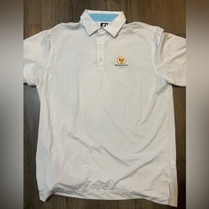 Men's FootJoy White Presidents Cup Canada Polo large